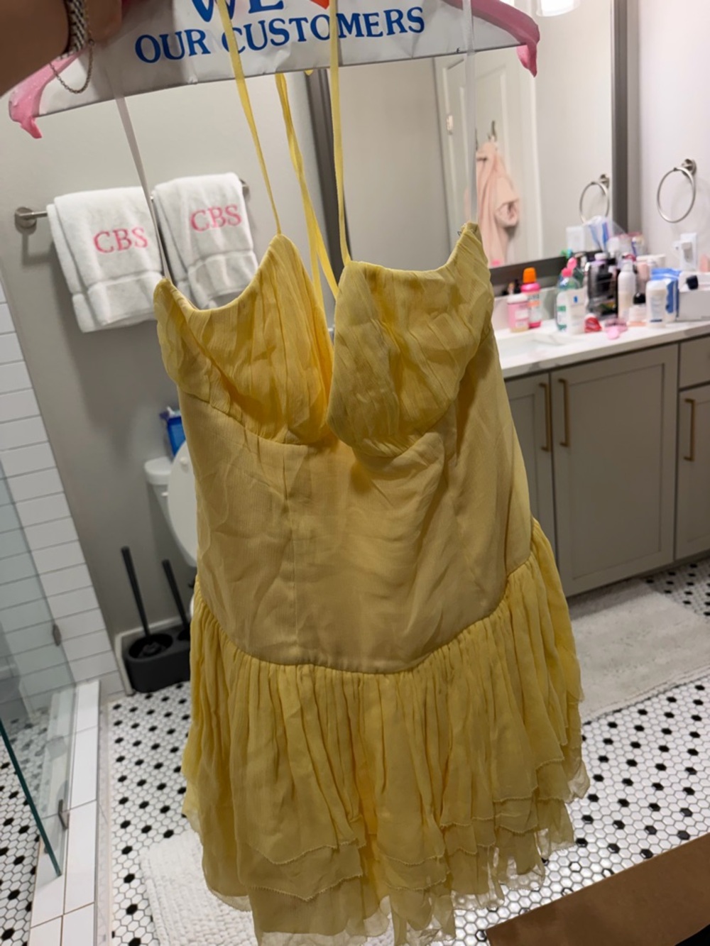 Tularosa- Ada Mini Dress in Butter Yellow - Picture 4 of 6